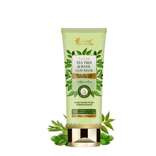 Oriental Botanics Neem, Tea Tree And Basil Anti Acne Clay Mask