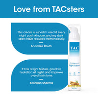 Thumbnail for TAC - The Ayurveda Co. 10% Night Cream for Glowing Skin, Whitening And Brightening Skin - Distacart