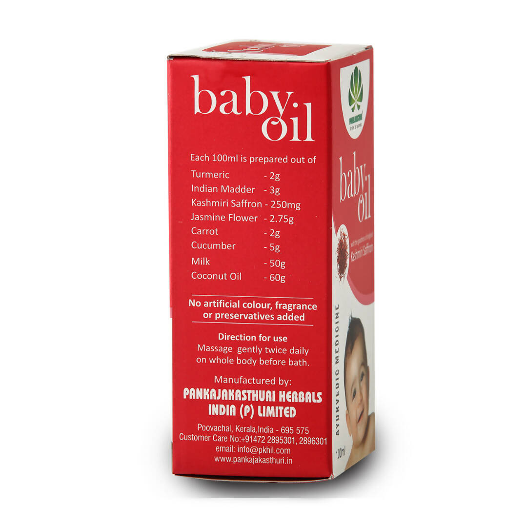 Pankajakasthuri Baby Oil - Distacart