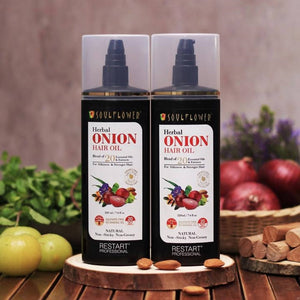 Soulflower Herbal Onion Hair Growth Oil - Distacart