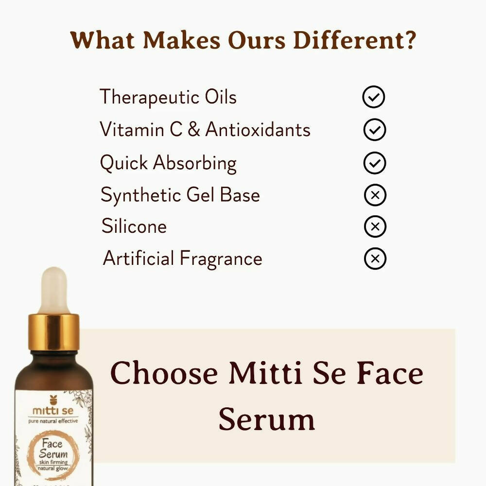 Mitti Se Skin Firming Natural Glow Face Serum - Distacart