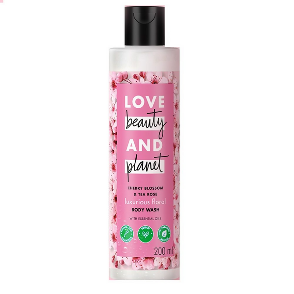 Love Beauty And Planet Cherry Blossom & Tea Rose Body Wash - Distacart