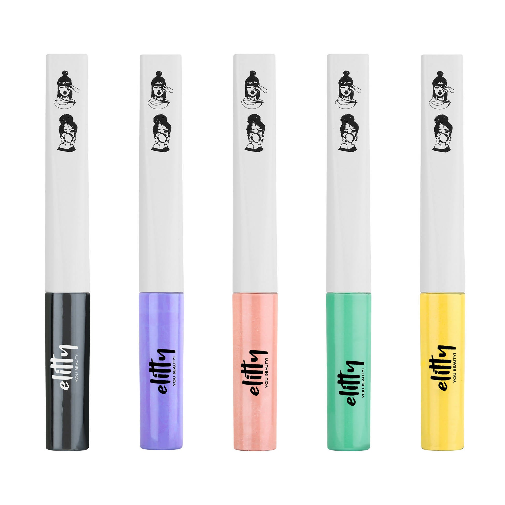 Elitty Eye Gotta Feeling Pop Color Eyeliner Combo - Distacart