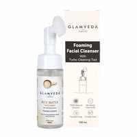 Thumbnail for Glamveda Rice Water Brightening Foaming Face Wash With Soft Silicone Brush