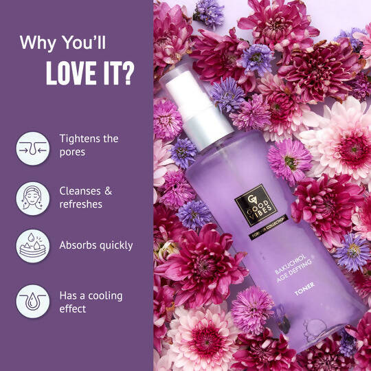 Good Vibes Bakuchiol Age Defying Toner - Distacart