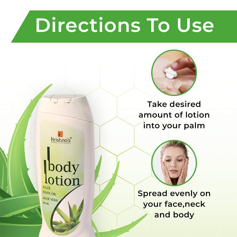 description krishna s herbal ayurveda body lotion with olive oil aloe