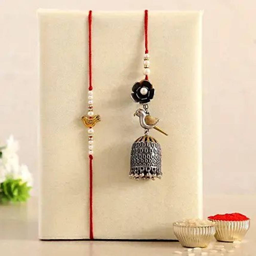 Love Birds Set Lumba Rakhi