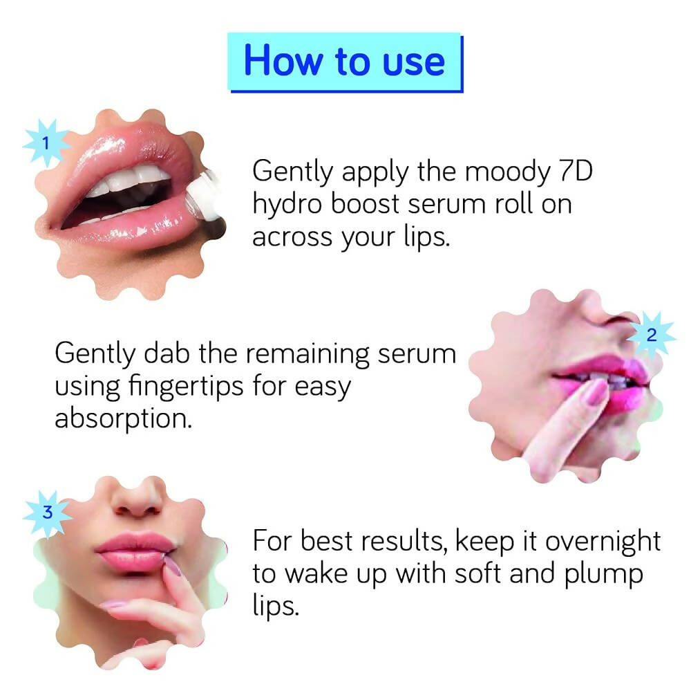 Moody 7D Hydro Burst Lip Serum Roll-On - Distacart