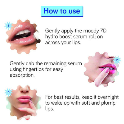 Moody 7D Hydro Burst Lip Serum Roll-On - Distacart