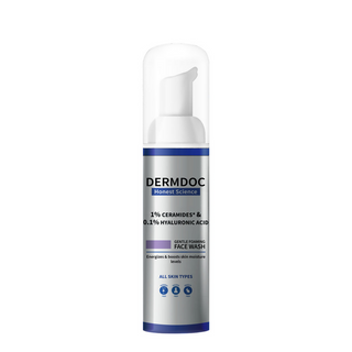 Dermdoc 1% Ceramides * & 0.1% Hyaluronic Acid Gentle Foaming Face Wash - Distacart