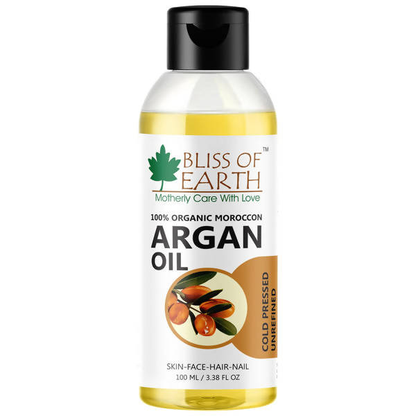 Bliss of Earth 100% Organic Moroccan Argan Oil - Distacart