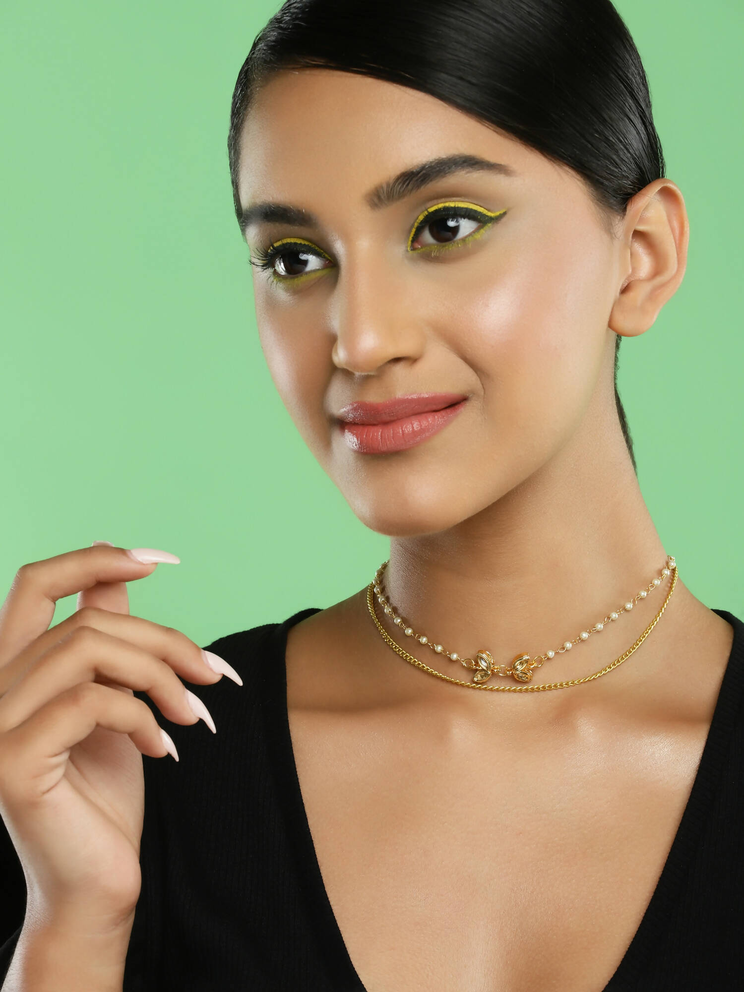 Women's Gold-Plated Chain - Ruby Raang - Distacart