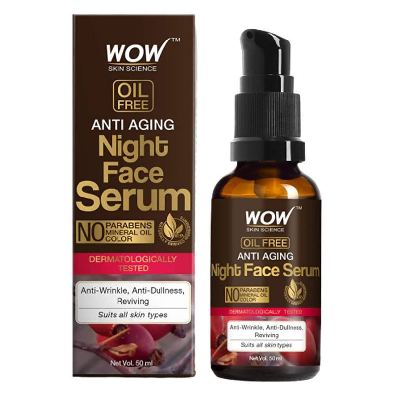 Wow Skin Science Oil Free Anti Aging Night Face Serum