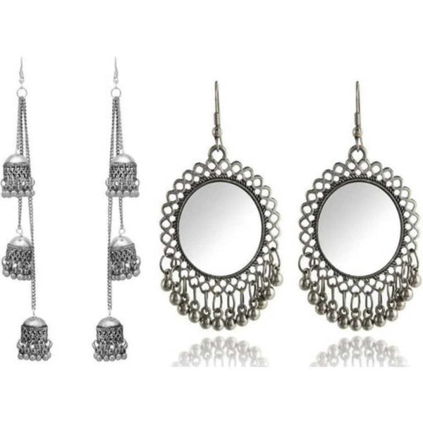 Kashmiri Jhumkis And Hanging Earrings