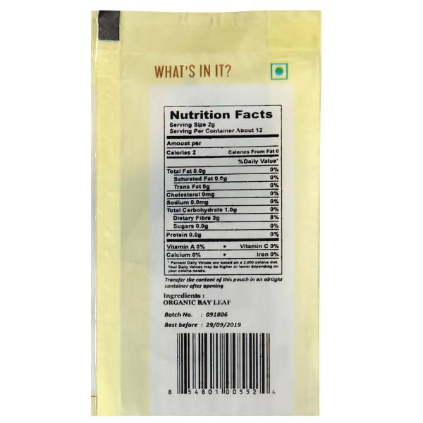 Organic Shastra Bay Leaf Whole - Distacart