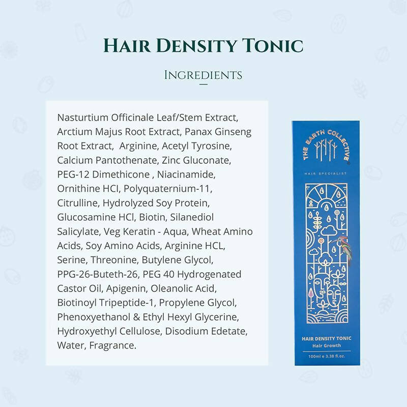 The Earth Collective Hair Density Tonic - Hair Growth - Distacart