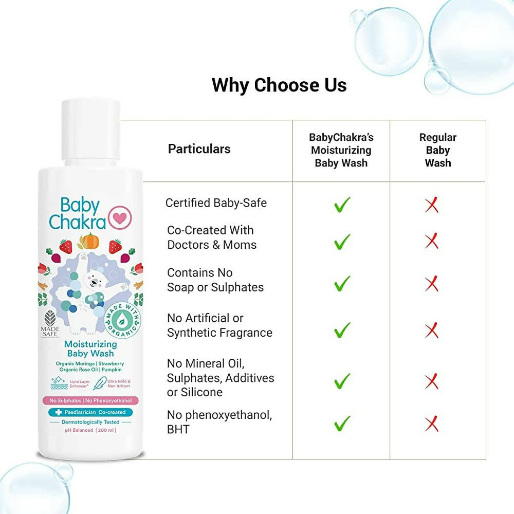 BabyChakra Moisturizing Baby Wash - Distacart