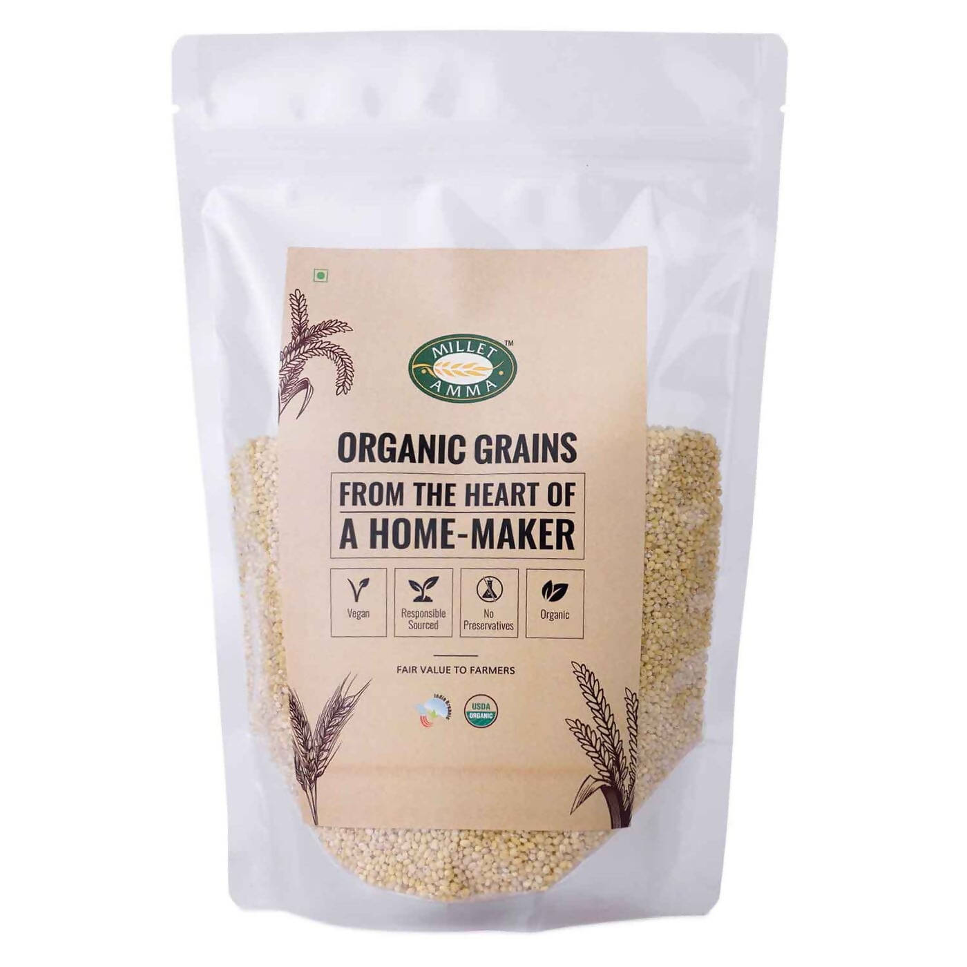 Millet Amma Organic Proso Millet Grains - Distacart