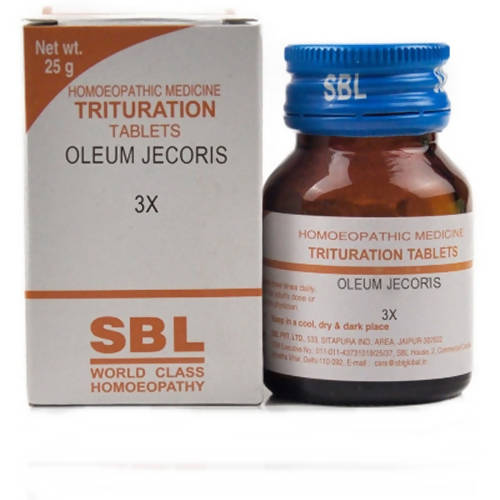 SBL Homeopathy Oleum Jecoris Trituration Tablets - Distacart