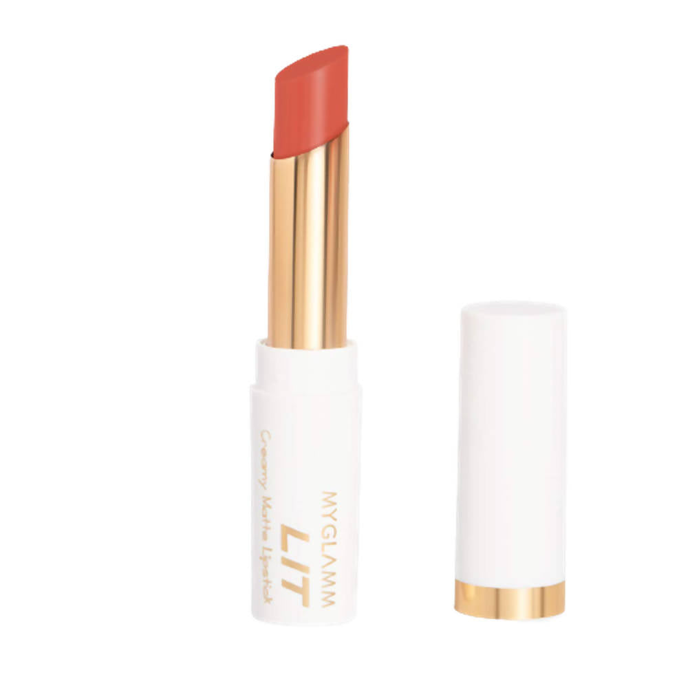 Myglamm LIT Creamy Matte Lipstick Bellini - Distacart