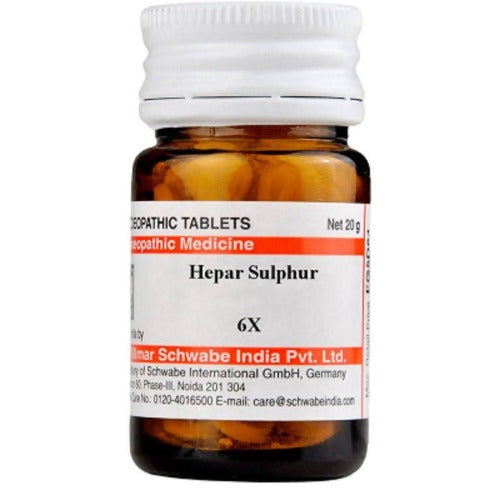 Dr. Willmar Schwabe India Hepar Sulphur Trituration Tablet - Distacart