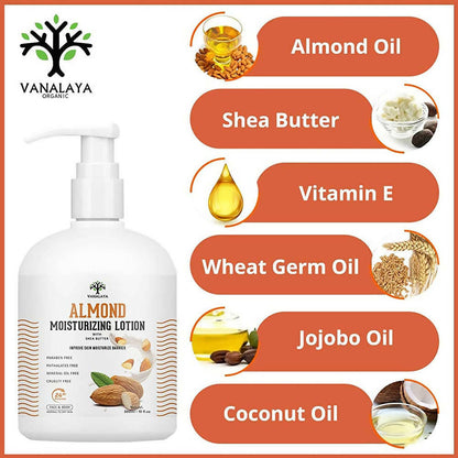 Vanalaya Almond Moisturizing Lotion - Distacart