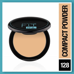 Maybelline New York Fit Me 12Hr Oil Control Compact, 128 Warm Nude (8Gm) - Distacart