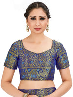 Thumbnail for Mimosa Women's Green Banarasi Chiffon Saree - Distacart