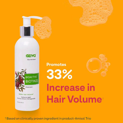 OZiva Bioactive Biotin33 Shampoo - Distacart