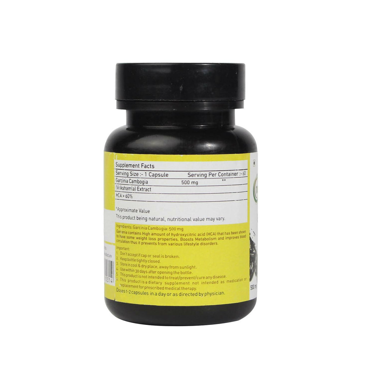 Nutriorg Garcinia Seed Oil Gel Capsules - Distacart