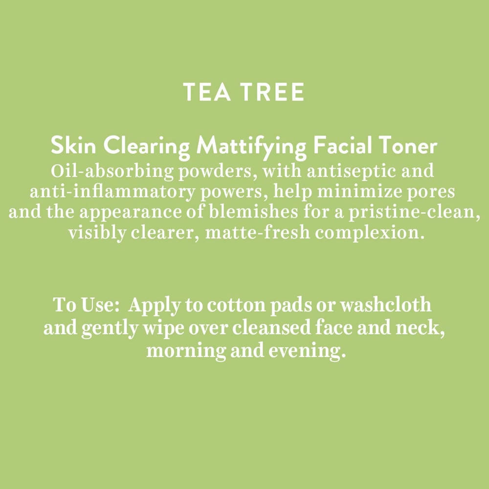 Biotique Advanced Organics Tea Tree Skin Clearing Mattifying Facial Toner - Distacart