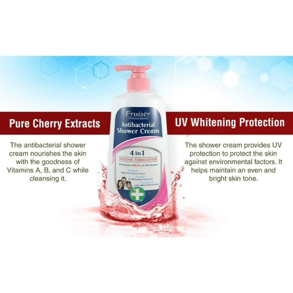 Fruiser Antibacterial Shower Cream With Cherry Vanilla - Distacart