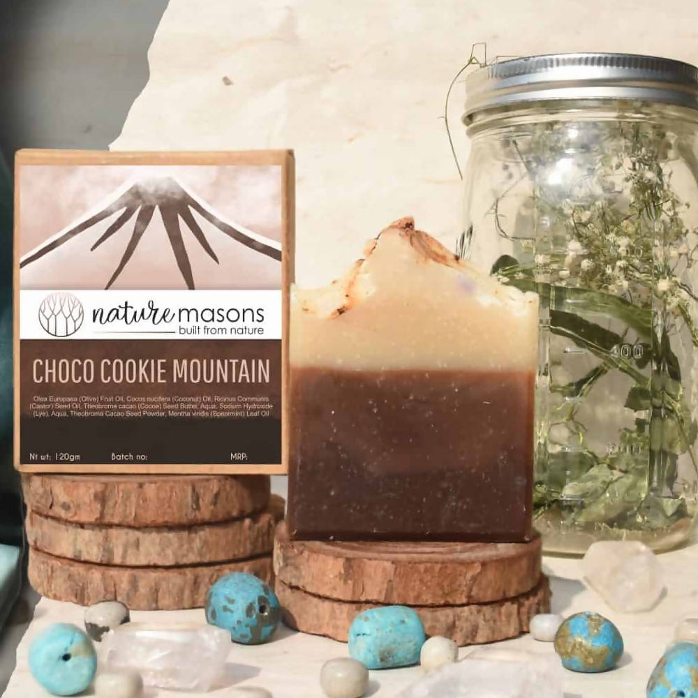 Nature Masons Choco Cookie Mountain Artisanal Cold Process Soap - Distacart