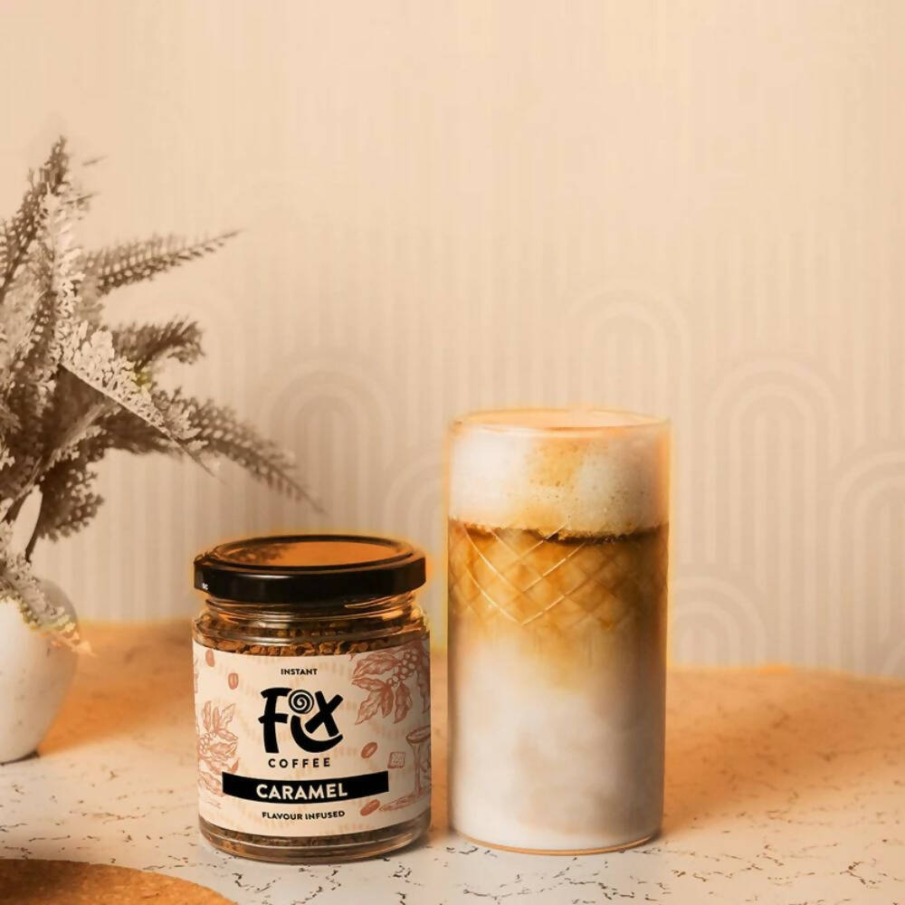 FIX Coffee Caramel Instant Coffee Powder - Distacart