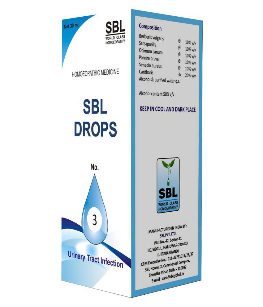 SBL Homeopathy Drops No. 3 - Distacart