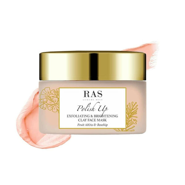 Ras Luxury Oils Polish Up Exfoliating & Brightening Clay Face Mask - Distacart