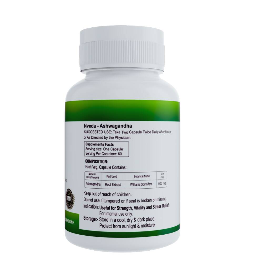 Nveda Ashwagandha Capsules - Distacart