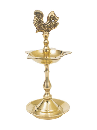 Spillbox Yellow Kuthu Vilakku Annam Small Diya Pooja Essentials - Distacart