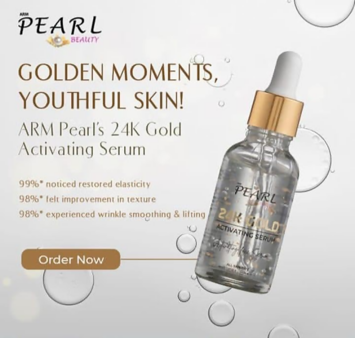 ARM Pearl Beauty 24K Gold Activating Serum - Distacart