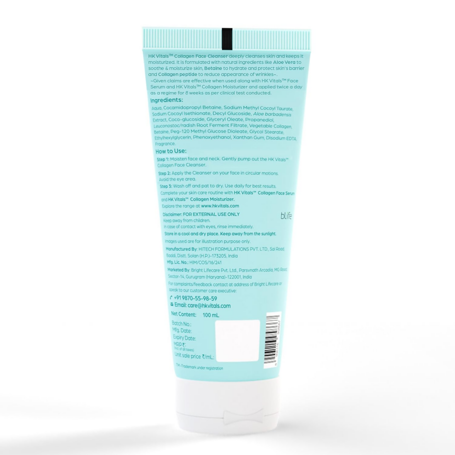 HK Vitals Collagen Face Cleanser - Distacart
