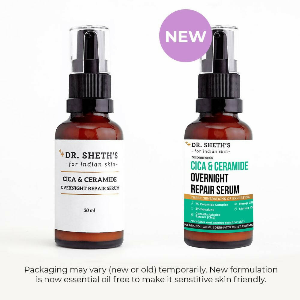 Dr. Sheth's Cica & Ceramide Overnight Repair Serum - Distacart