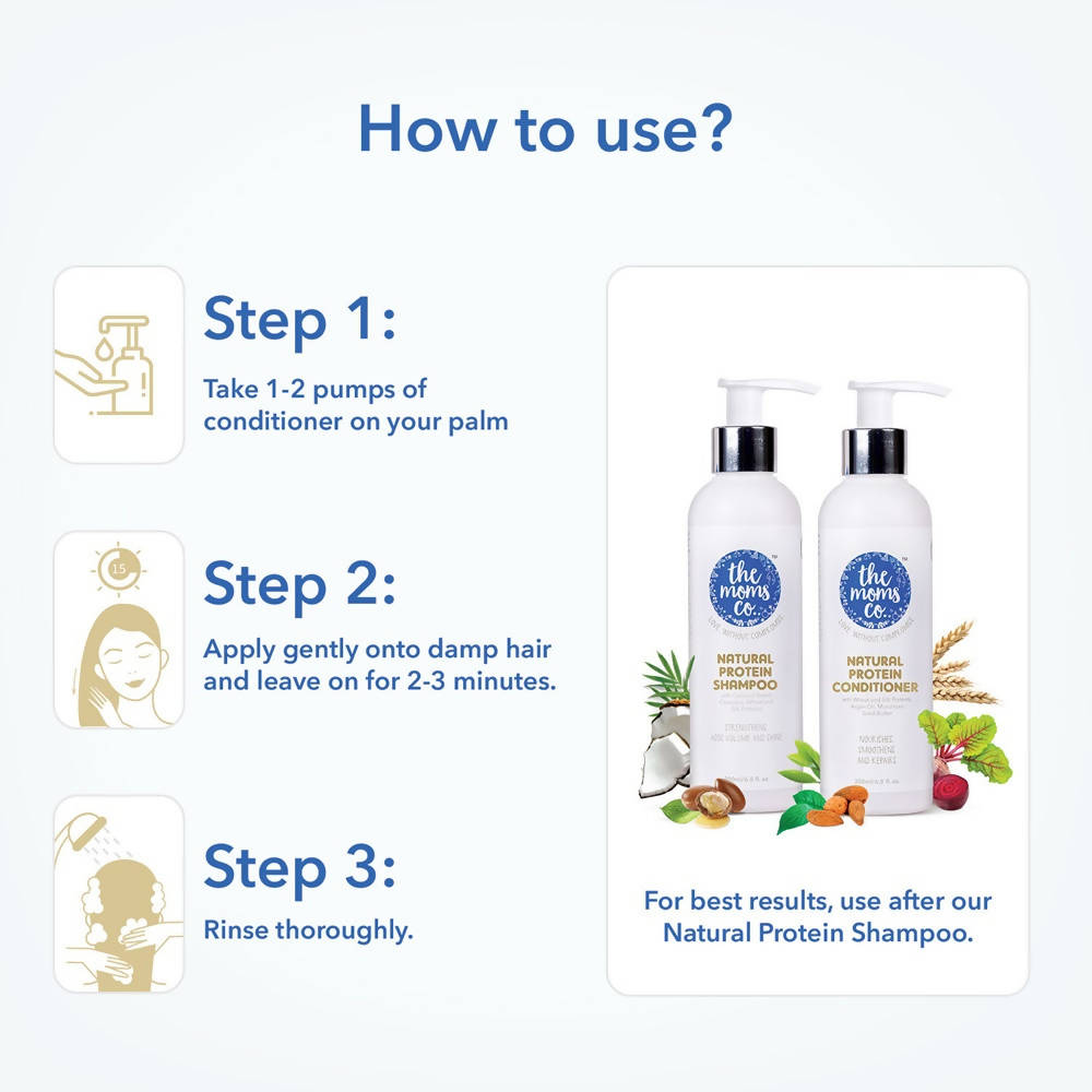 The Moms Co Natural Protein Conditioner (200 Ml) - Distacart
