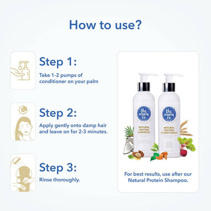The Moms Co Natural Protein Conditioner (200 Ml) - Distacart