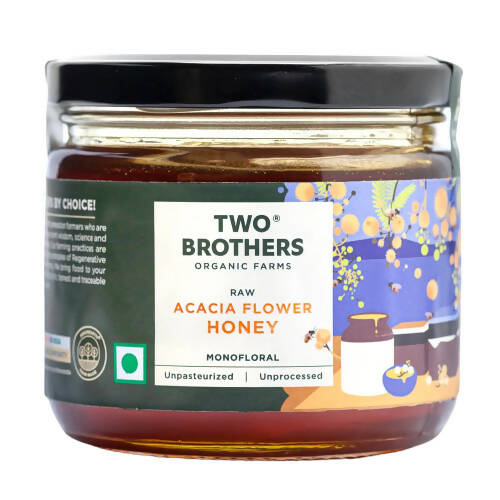 Two Brothers Organic Farms Acacia Raw Honey-Mono-Floral - Distacart