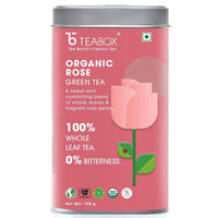 Thumbnail for Teabox Organic Rose Green Tea Loose Leaves