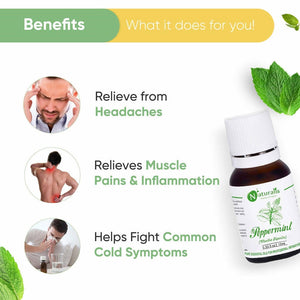 Naturalis Essence of Nature Peppermint Essential Oil Benefits 