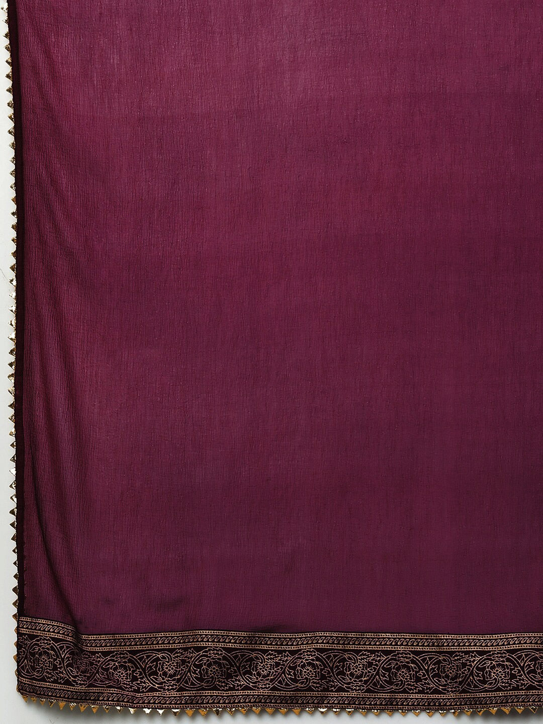 Kalini Women Burgundy Ethnic Motifs Printed Kurta with Trousers & With Dupatta - Distacart