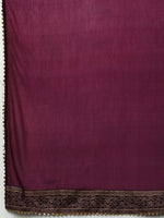 Thumbnail for Kalini Women Burgundy Ethnic Motifs Printed Kurta with Trousers & With Dupatta - Distacart