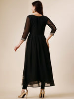 Thumbnail for Kalini Ethnic Motifs Embroidered Georgette Kurta - Distacart