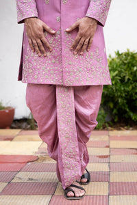 Thumbnail for Purple Designer Sherwani by Hilo Designs - Distacart